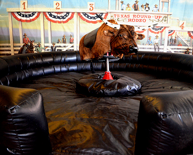 Mechanical Bull Texas Round Up Facade