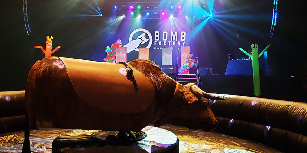 Boss the Mechanical Bull at the Bomb Factory in Dallas
